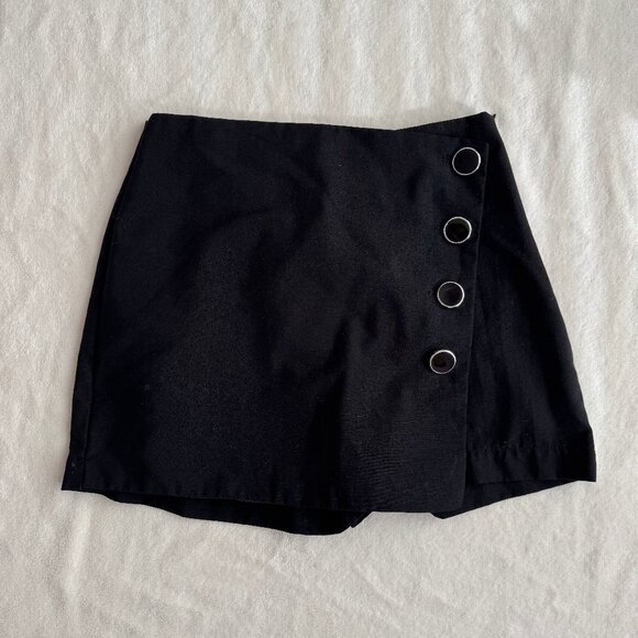 Streetwear Society Black Mini Skort - Picture 2 of 6